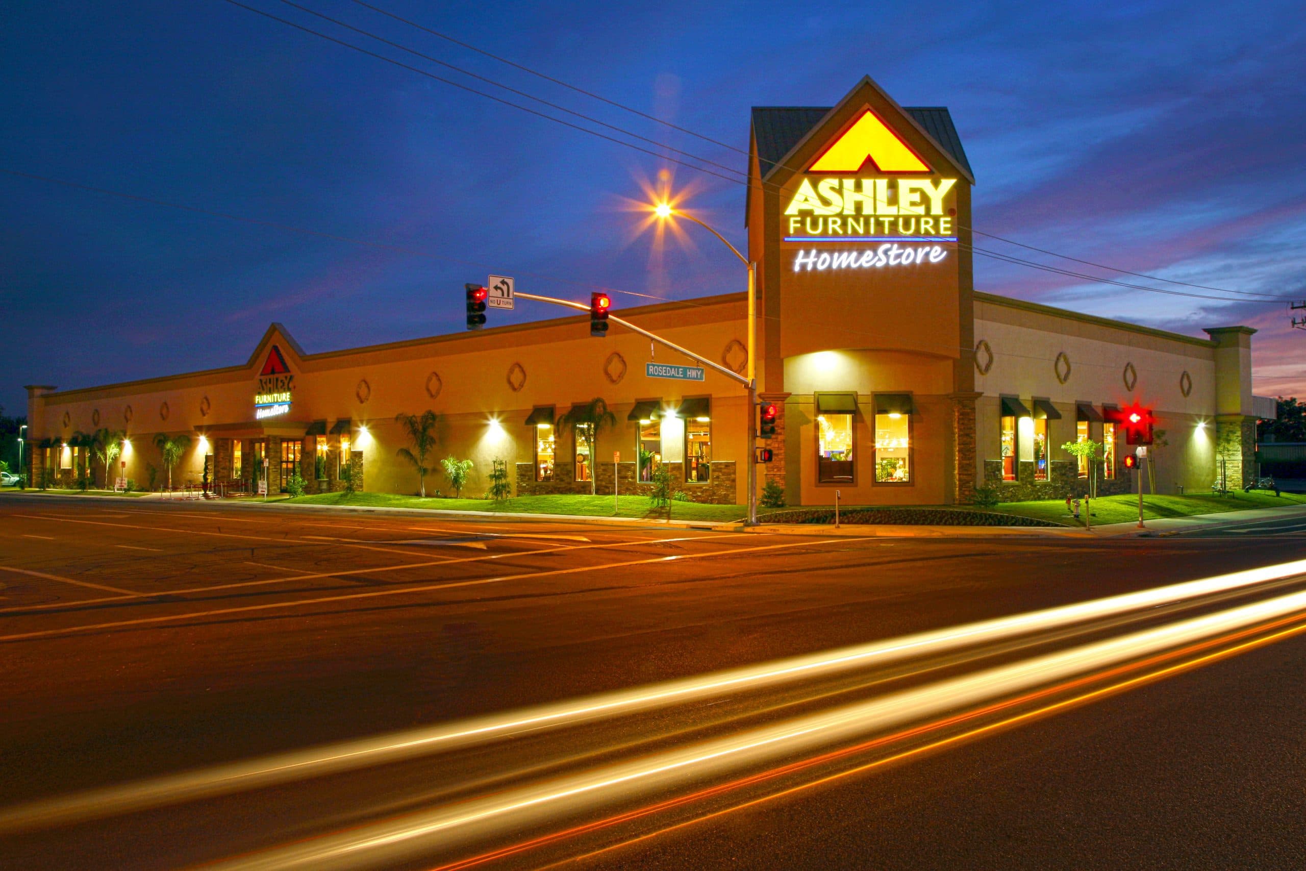 The Ashley Furniture retail building