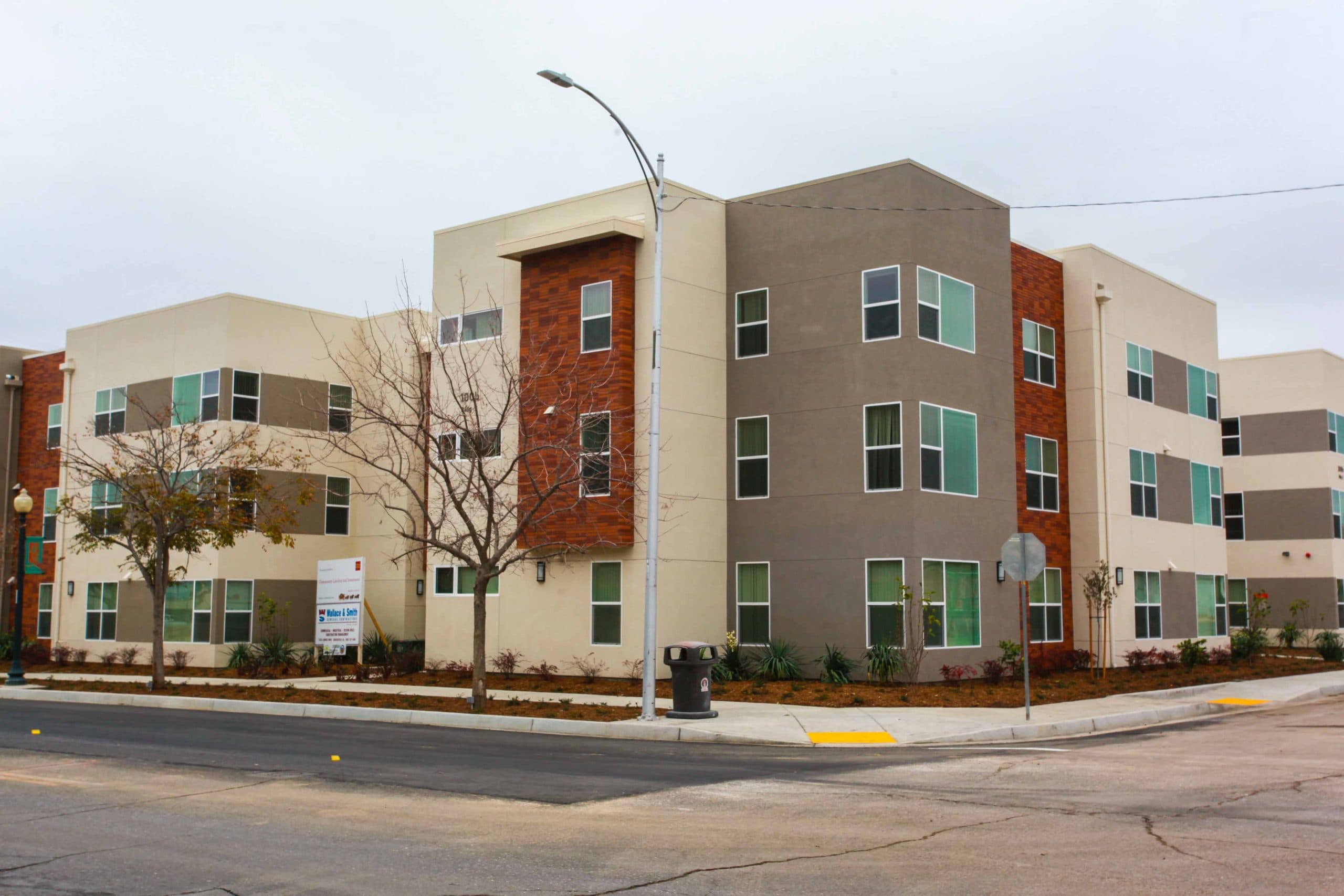 New apartment buildings in Old Town Kern