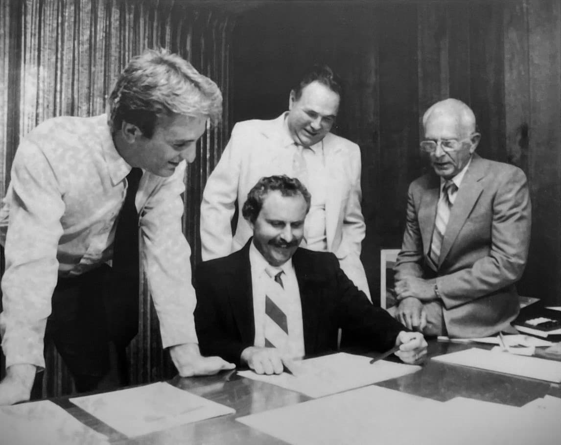 Wallace & Smith staff at the company offices in Bakersfield